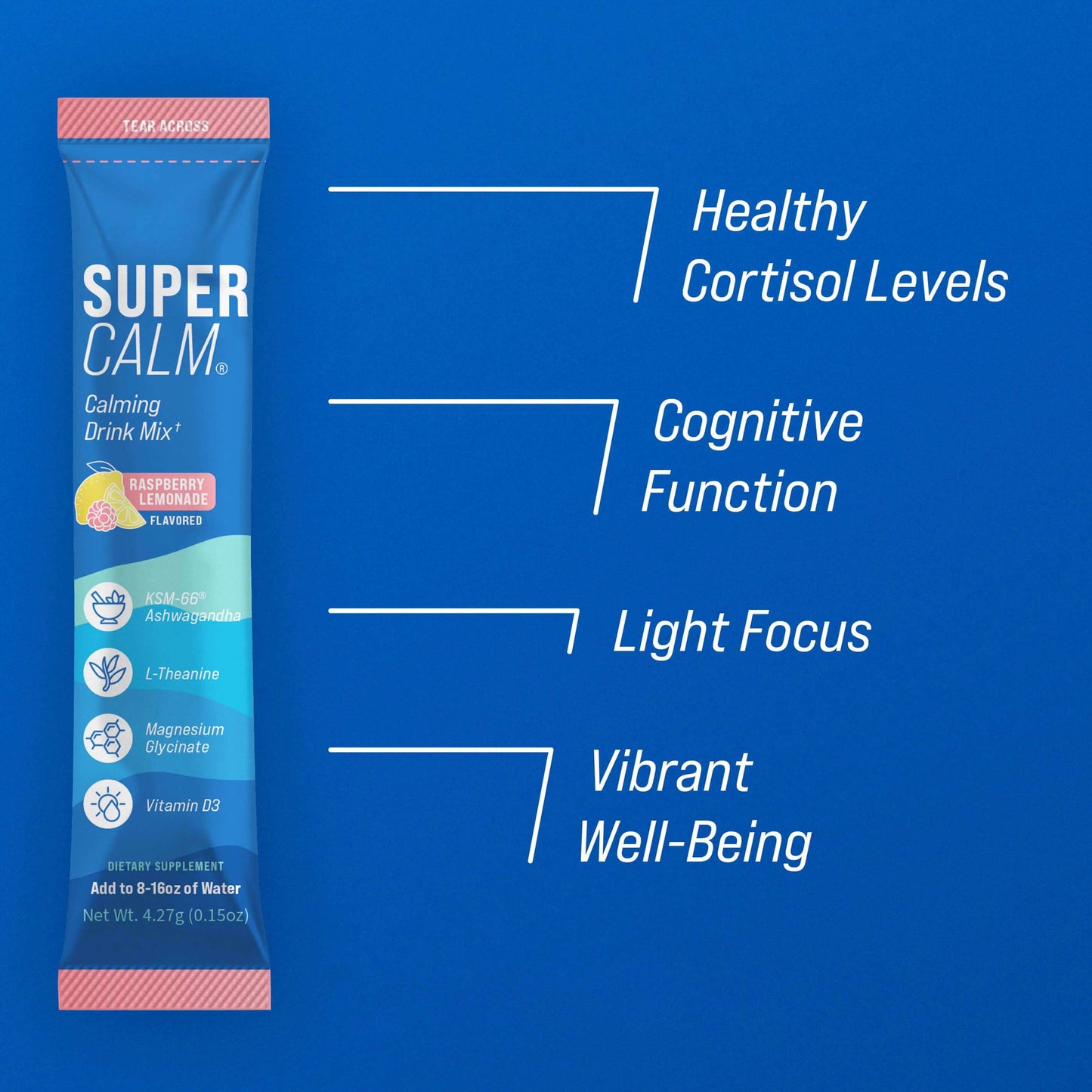 Calming Drink Mix - Raspberry Lemonade Flavor