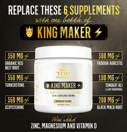 King Maker™  13-in-1 Supplement for Men