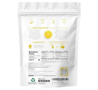Organic Lemon Juice Powder